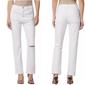 Hudson Thalia Loose Fit White Jeans